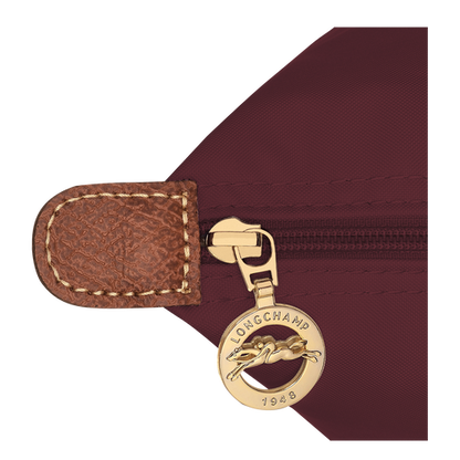 Longchamp le pliage original large tote bag in burgundy