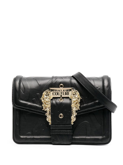 VERSACE JEANS COUTURE Black synthetic shoulder bag