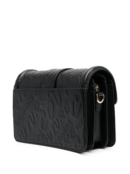 VERSACE JEANS COUTURE Black synthetic shoulder bag