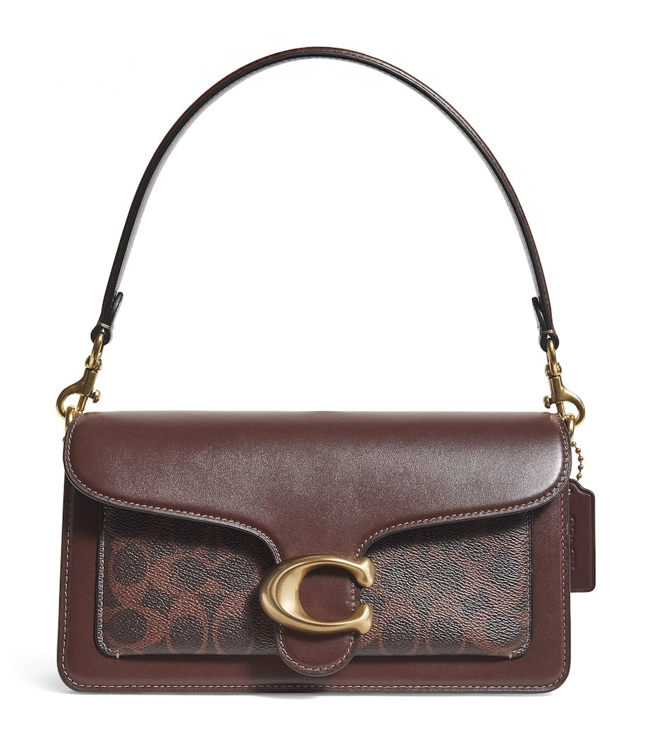 Coach Tabby Shoulder Bag 26 in signature canvas brown