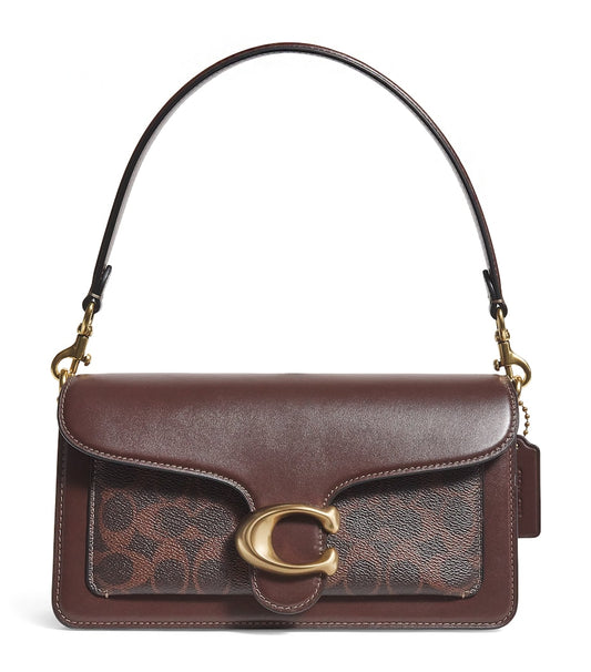 Coach Tabby Shoulder Bag 26 in signature canvas brown