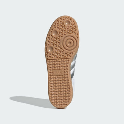 ADIDAS SAMBA OG SHOES IN WHITE METALIC