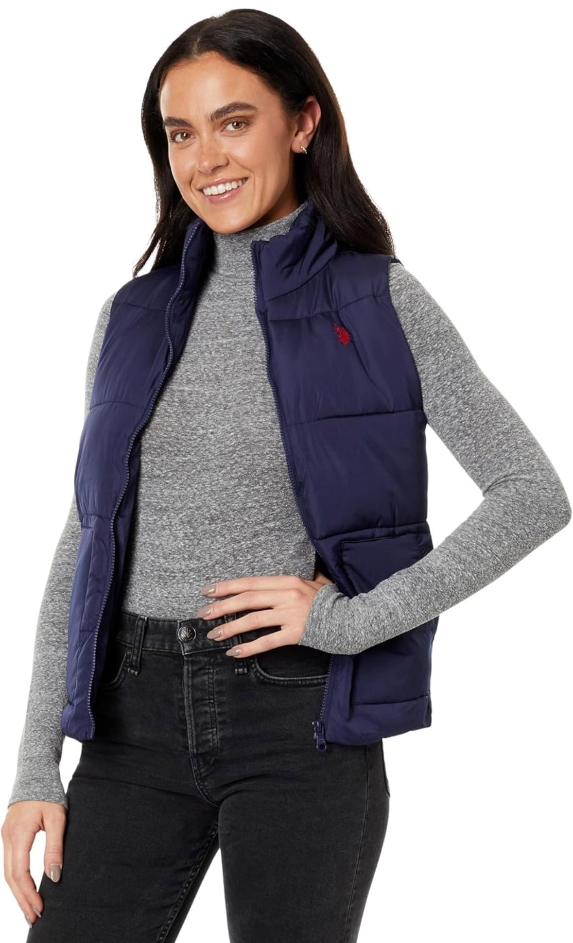 U.S. Polo Assn. Classic Puffer Vest navy blue in xl