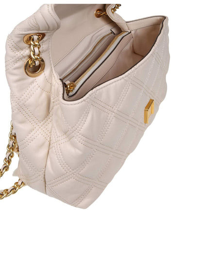 Tory Burch Fleming Soft Convertible Shoulder Bag in off white