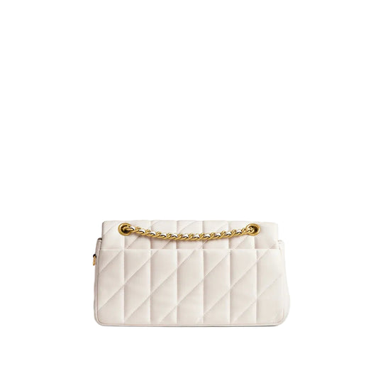Coach Tabby Shoulder Bag 26 with Pillow Quilting in White