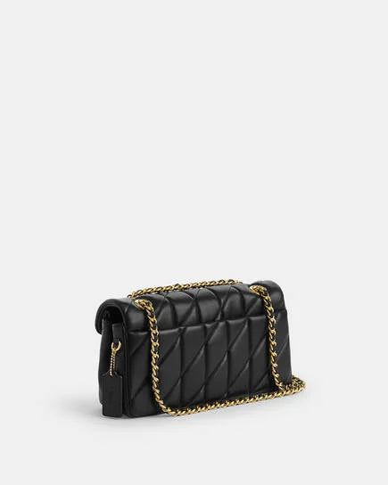 Coach Tabby Shoulder Bag 26  With Pillow Quilting black