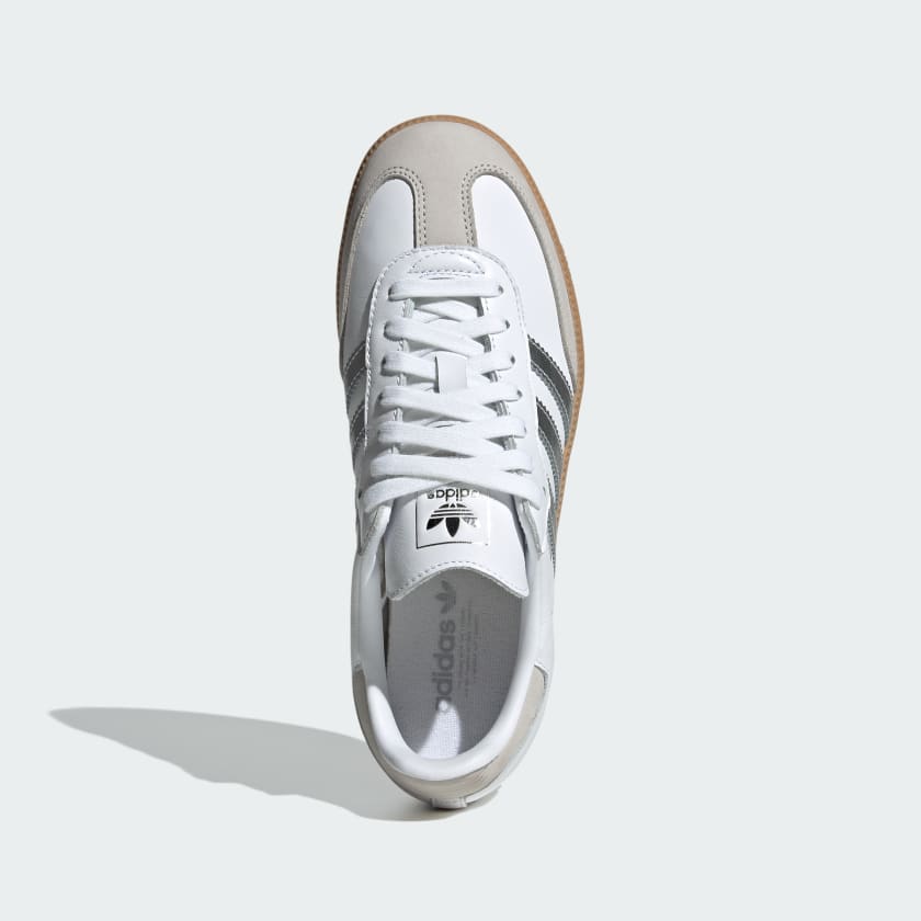 ADIDAS SAMBA OG SHOES IN WHITE METALIC