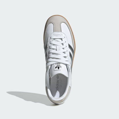 ADIDAS SAMBA OG SHOES IN WHITE METALIC