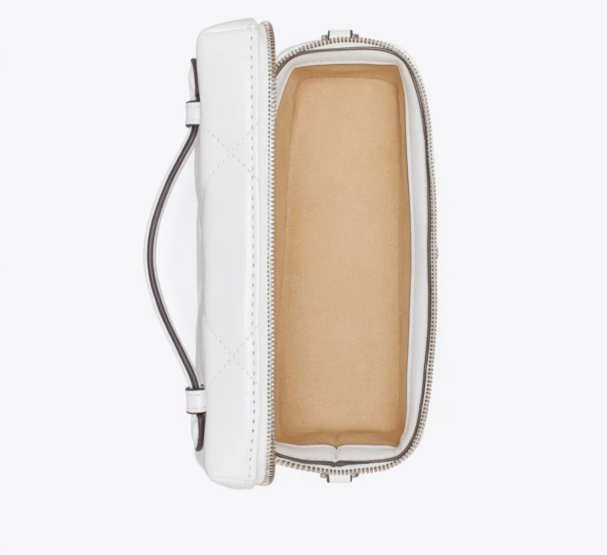 TORY BURCH KIRA DIAMOND QUILT DISTRESSED VANITY CASE