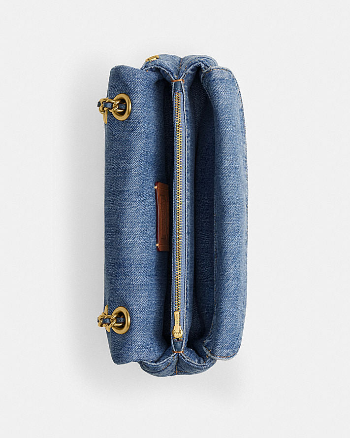COACH TABBY 26 QUILTED DENIM SHOULDER BAG