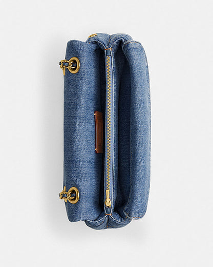 COACH TABBY 26 QUILTED DENIM SHOULDER BAG