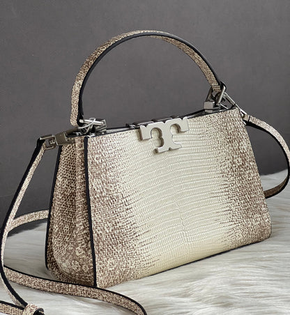 Tory Burch Eleanor Lizard Mini Satchel