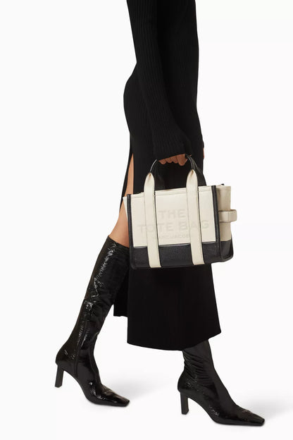 MARC JACOBS The small Colourblock Tote Bag in Leather