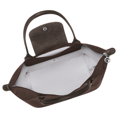 LONGCHAMP LE PLIAGE GREEN M TOTE BAG IN MOCHA