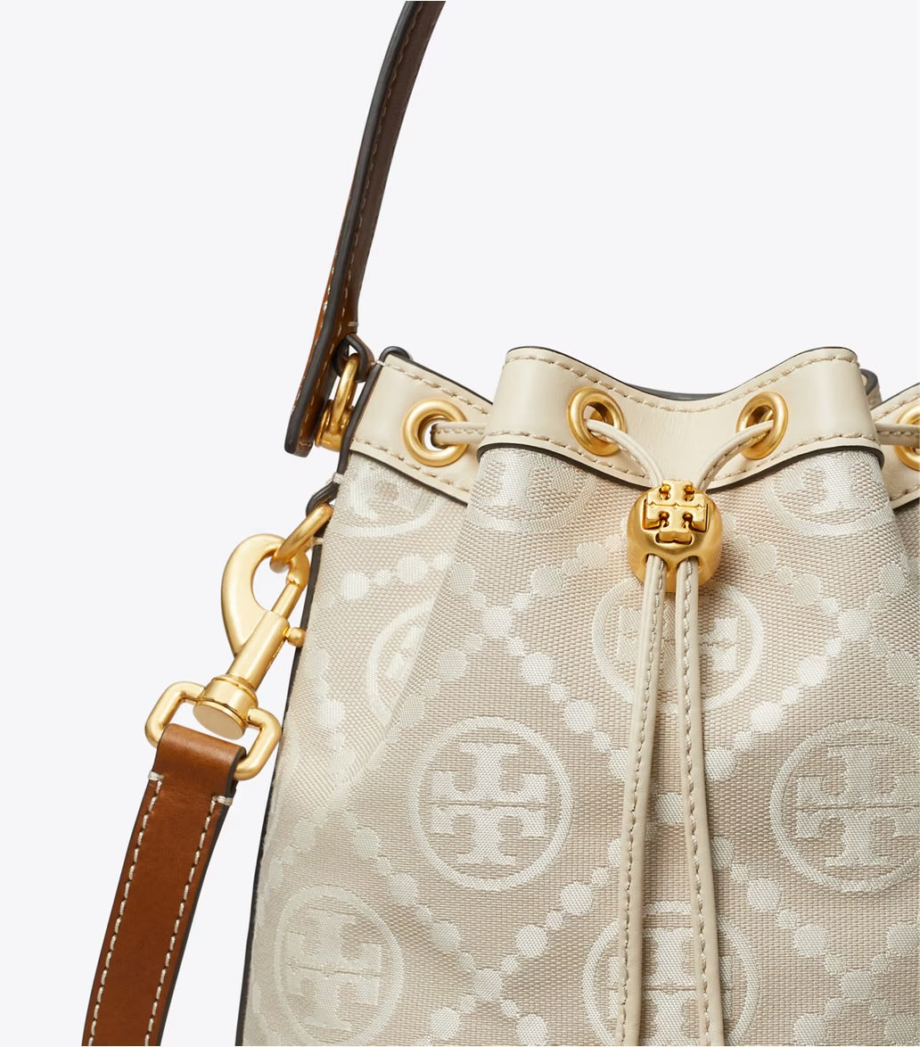 Tory burch T MONOGRAM BUCKET BAG