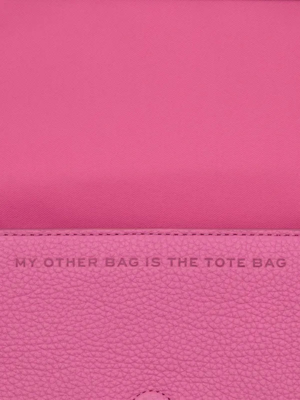 THE LEATHER MINI BAG MARC JACOBS IN PINK