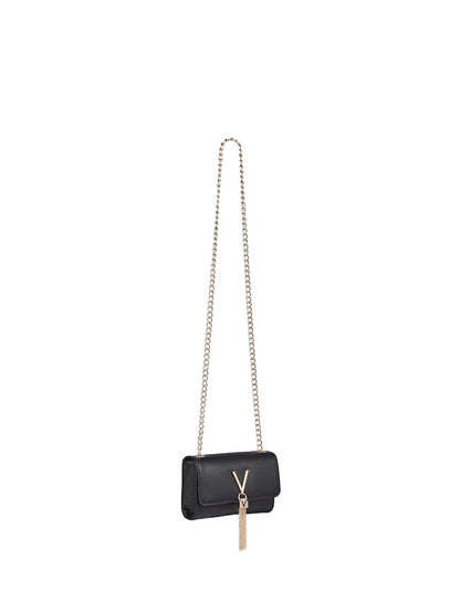Valentino Bags Black Cross-Body Divina Tassel Bag