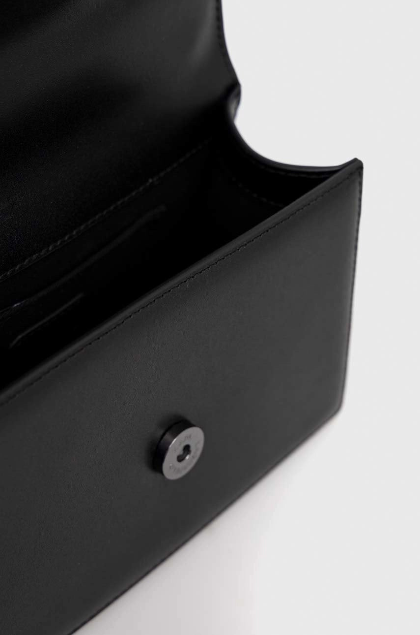 Karl Lagerfeld leather handbag
black color