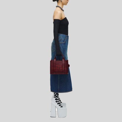 The leather small tote bag Marc Jacobs