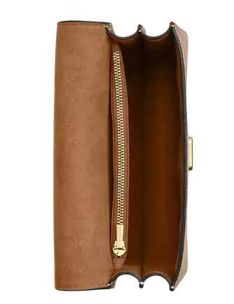 COACH Courtney Top Handle Bag In Signature Canvas in light broqn