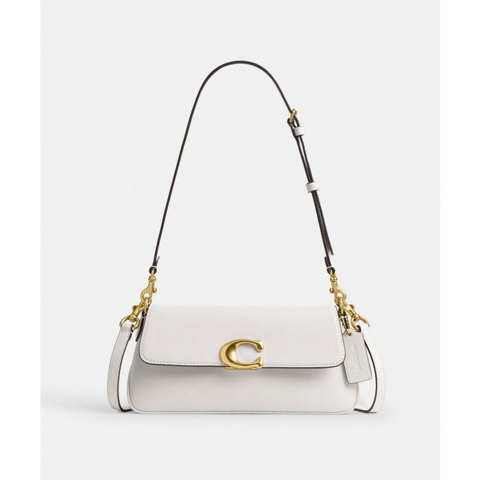 Coach jet shoulder bag white