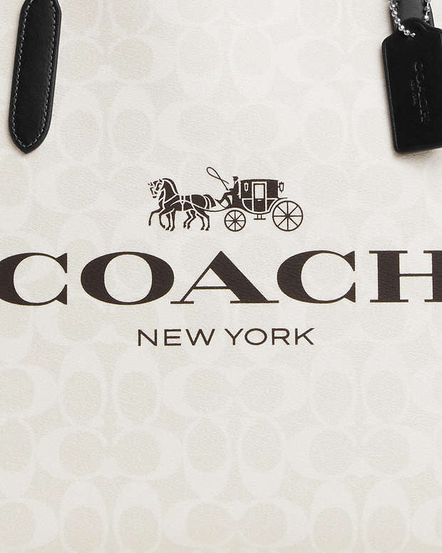 Coach City Tote Bag In Signature Canvas