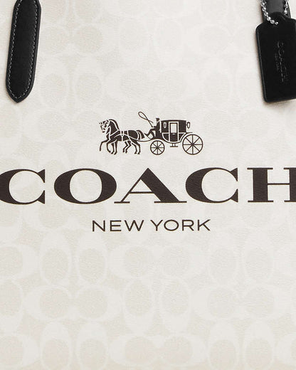 Coach City Tote Bag In Signature Canvas