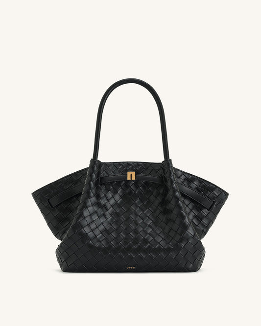 JW PEI Hana Medium Weave Texture Tote Bag