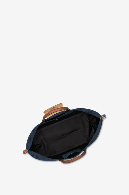 LongChamp Le Pliage Original M Russian canvas and leather travel bag