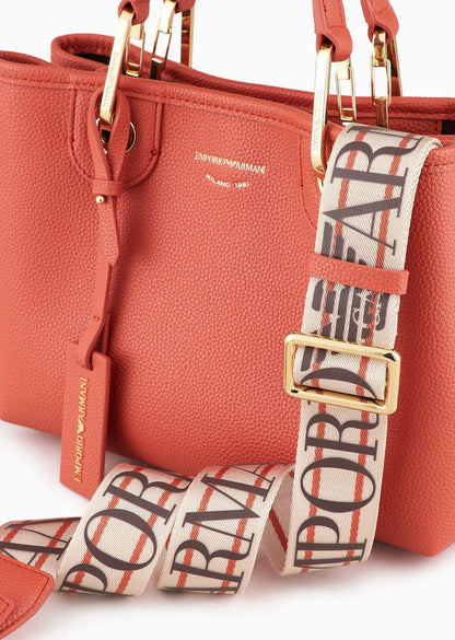Small MyEA shopper bag with deer print Emporio Armani