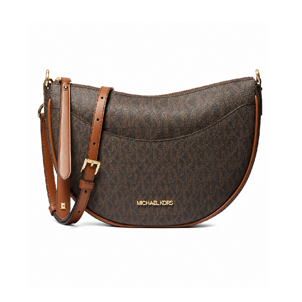 Michael Kors Crossbody Purse for Women Dover Small Crossbody purse (Brown)