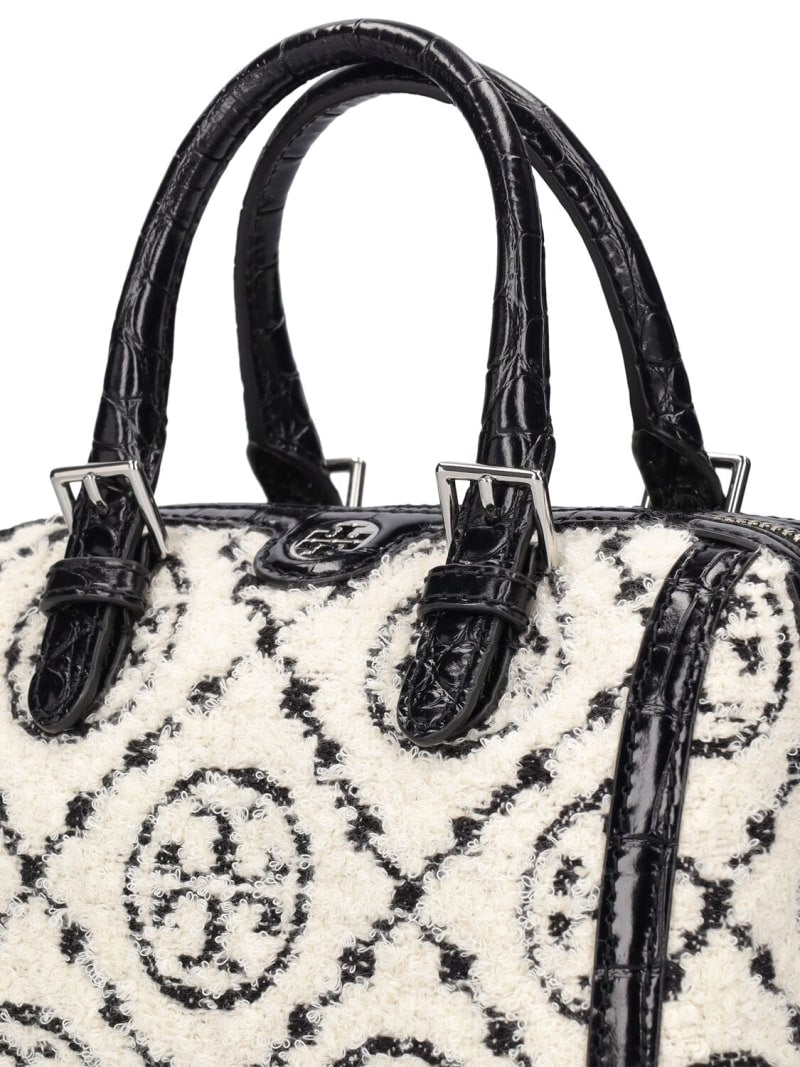 Tory Burch Mini T Monogram Bouclé duffle bag