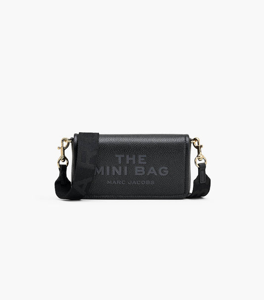 THE LEATHER MINI BAG MARC JACOBS IN BLACK