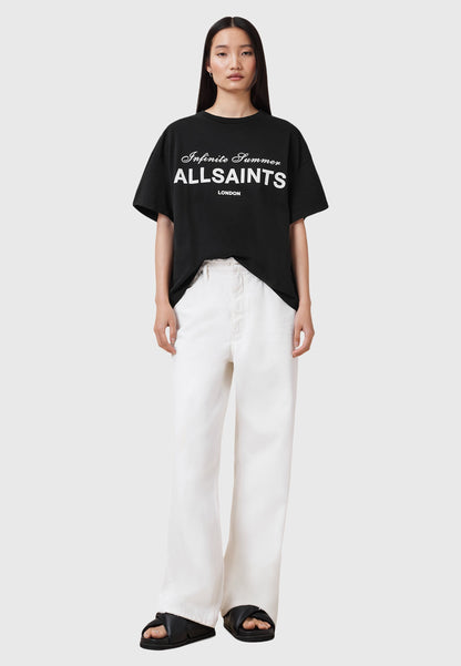 AllSaints AVRI TEE Print T-Shirt Size Large