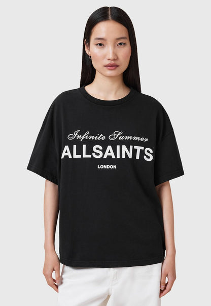 AllSaints AVRI TEE Print T-Shirt Size Large