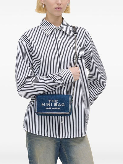The denim mini chain bag marc jacobs