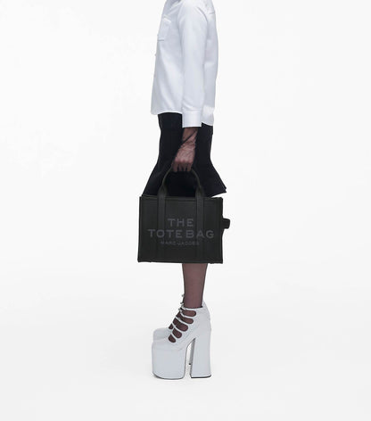 The leather medium tote bag Marc Jacobs