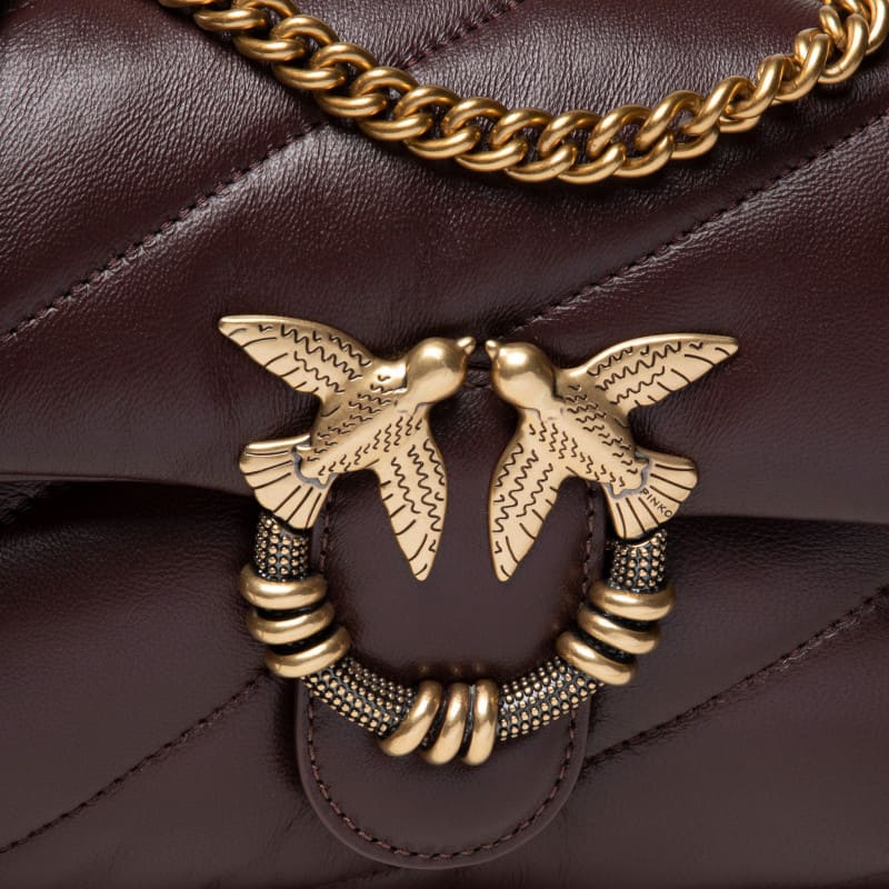 PINKO MINI LOVE BAG PUFF MAXI QUILT JEWEL