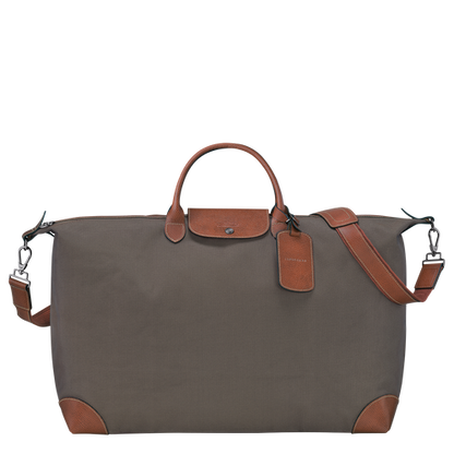 LongChamp Le Pliage Original M Russian canvas and leather travel bag