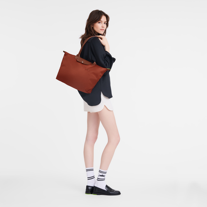 LONGCHAMP LE PLIAGE GREEN L TOTE BAG
Chestnut - Recycled Canvas