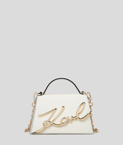 K/SIGNATURE SMALL CROSSBODY BAG KARL LAGERFELD