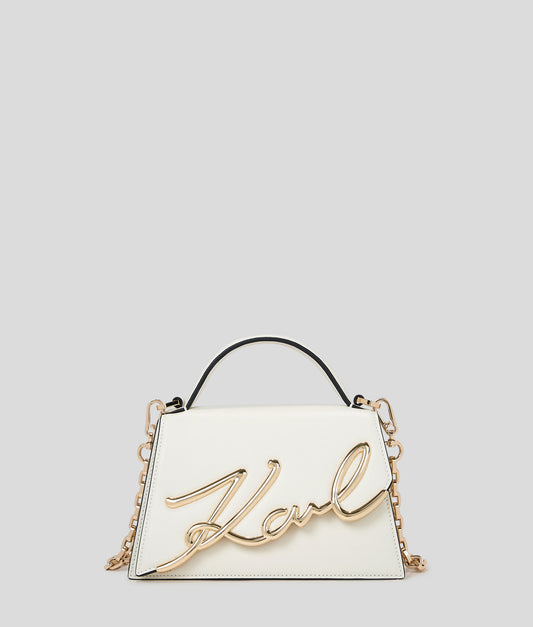 K/SIGNATURE SMALL CROSSBODY BAG KARL LAGERFELD
