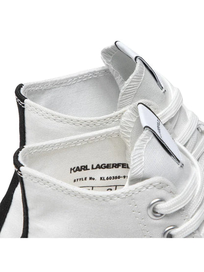 KARL LAGERFELD Fabric sneakers White size 38