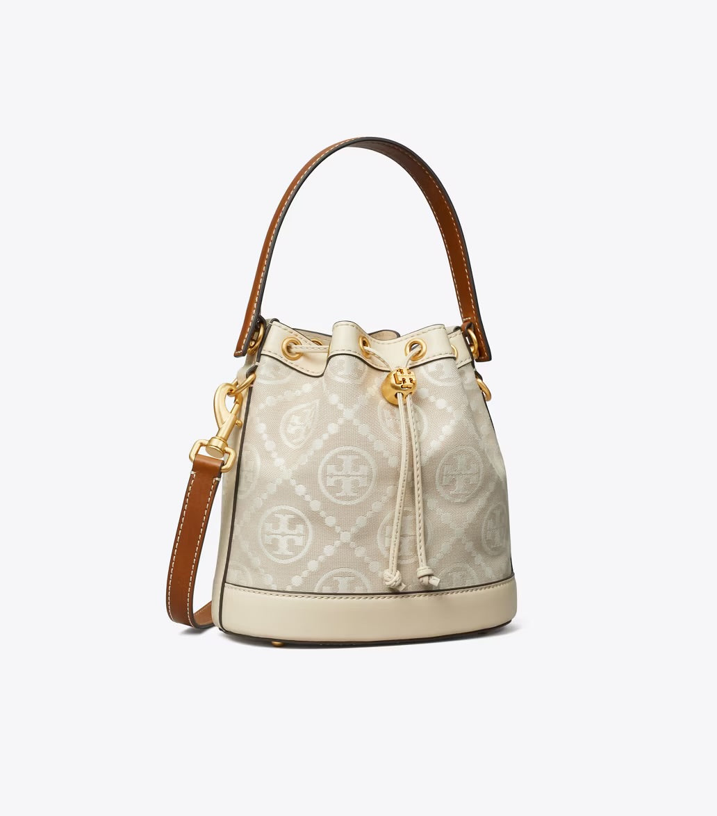 Tory burch T MONOGRAM BUCKET BAG