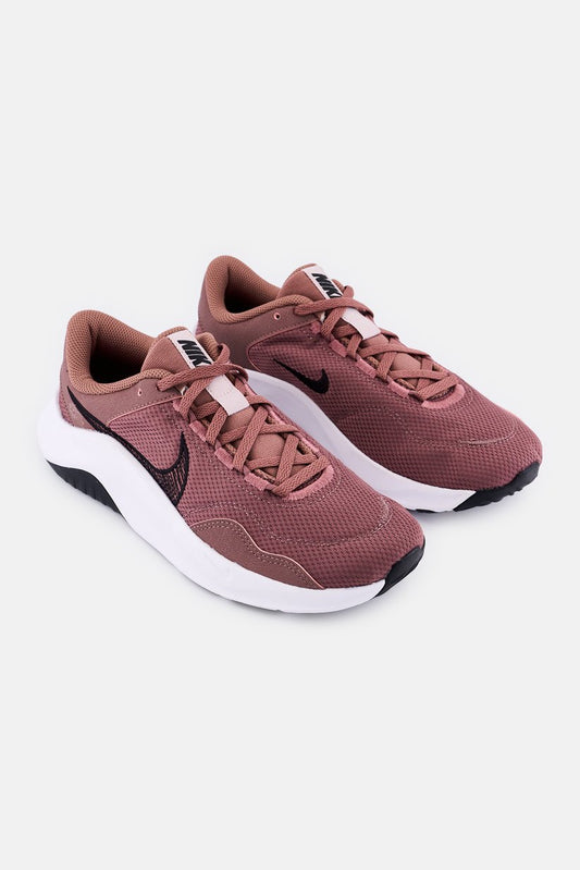 Nike Women Legend Essential 3 NN Lace Up Running Shoes, Mauve size 7M