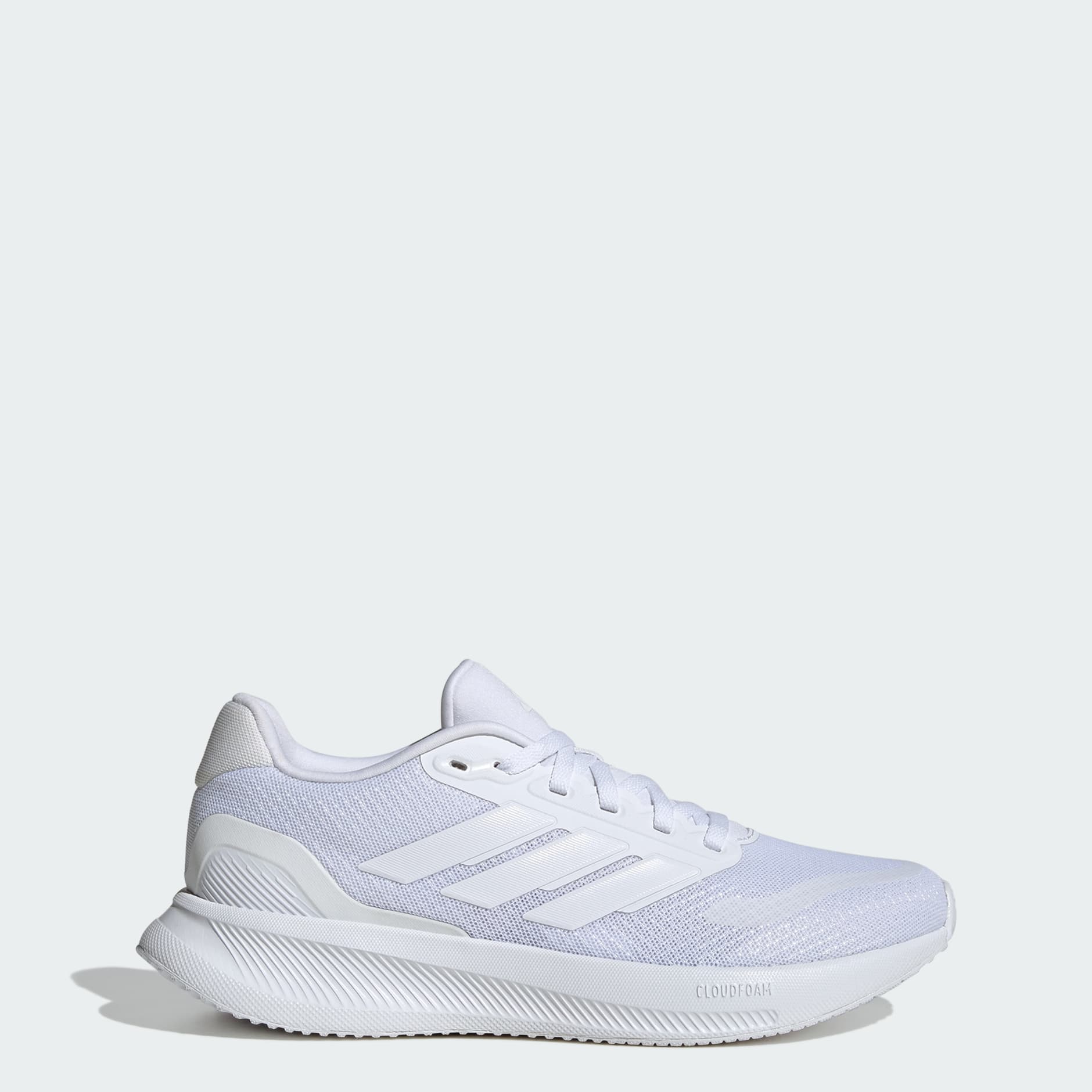 ADIDAS RUNFALCON 5 RUNNING SHOE SIZE 39.5 in cloud white