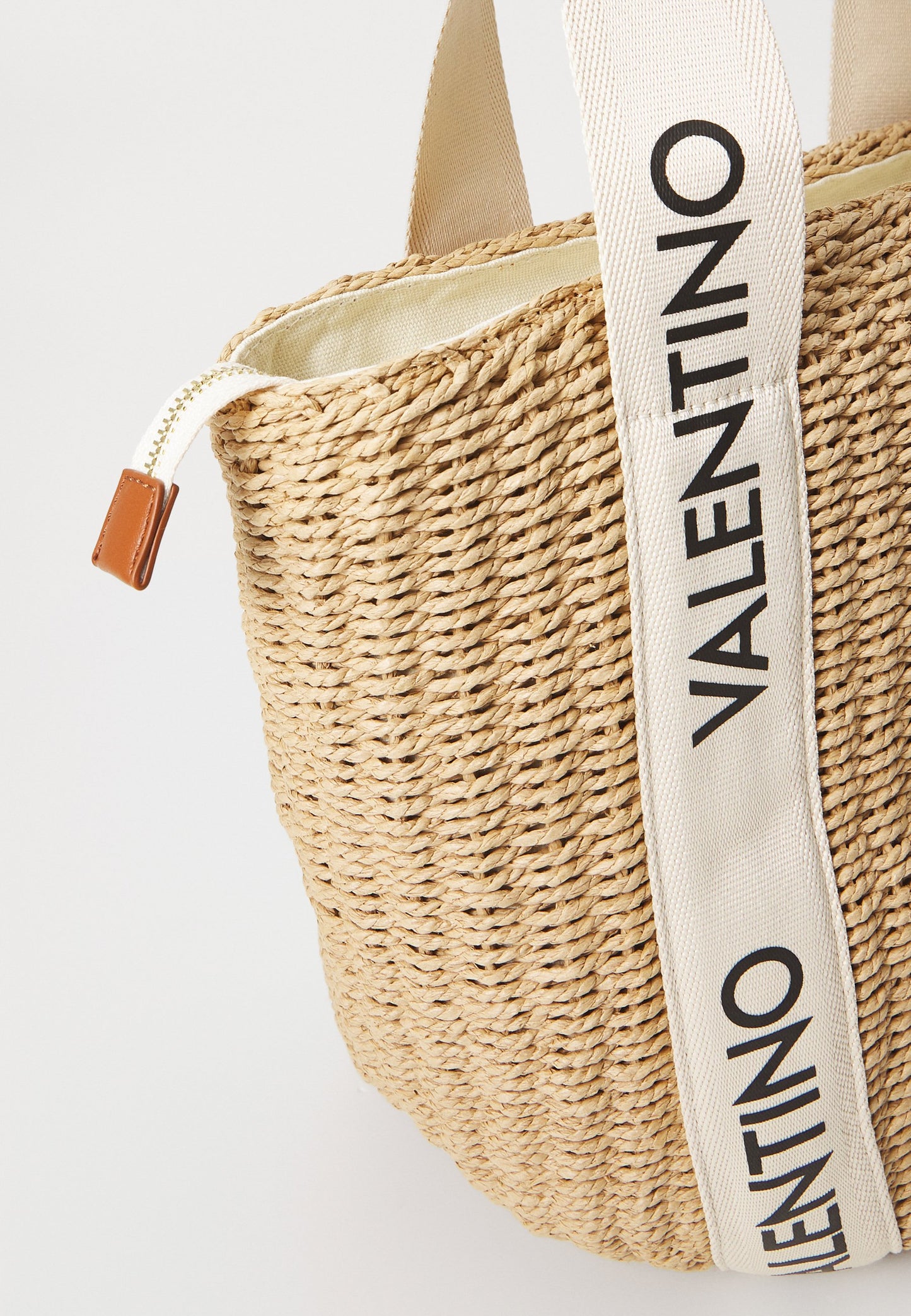 Valentino SHANNON MIR tote bag in naturale/cuoio/beige.