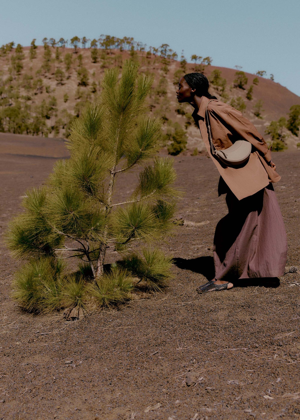 Polene Numéro Dix Édition textured taupe