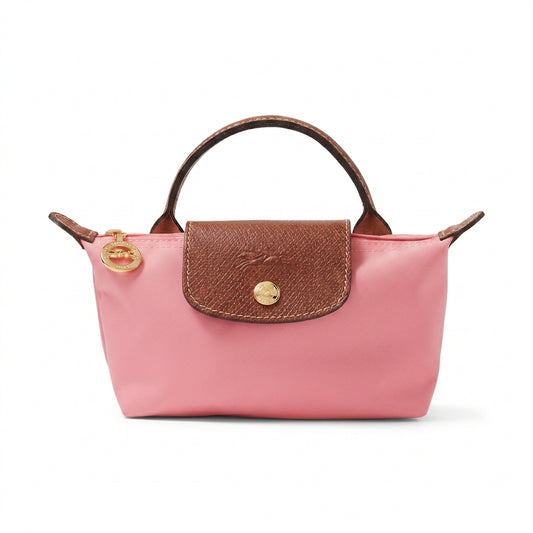 L.O.N.G.C.H.A.M.P LE PLIAGE ORIGINAL POUCH in neon pink