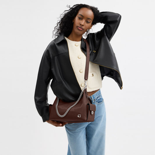 COACH POCKET JULIET BAG 30 IN MAPLE